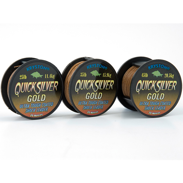 Šnúrka Kryston QuickSilver Gold 20m