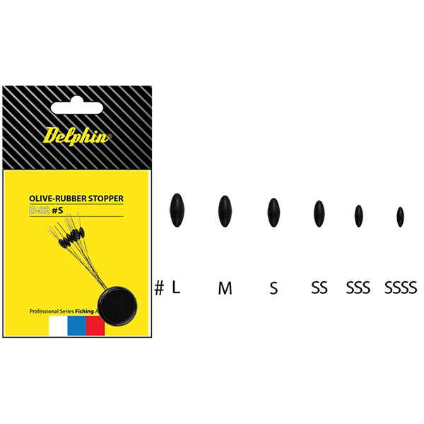 Zarážky Delphin Rubber Stopper D-02