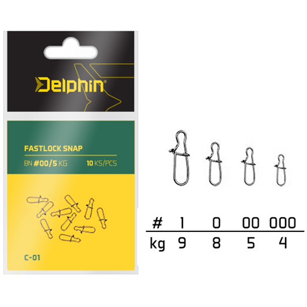 Karabínka Delphin Fastlock Snap C-01