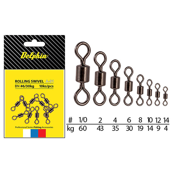 Obratlík Rolling Swivel A-01