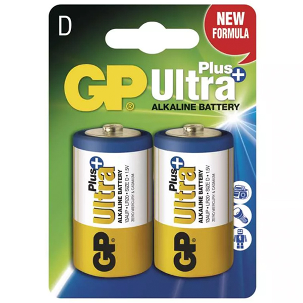 Batéria GP Ultra Plus Mono D 1,5V - ultra alkalická 