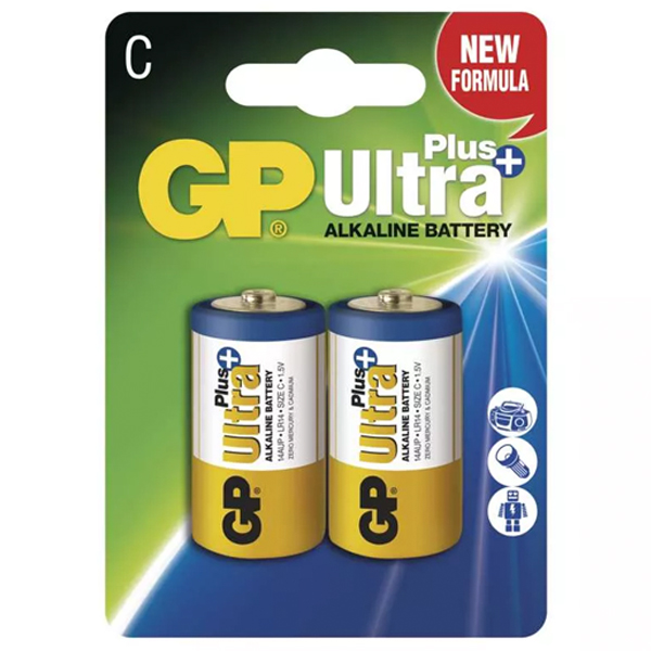 Batéria GP Ultra Plus Mono C 1,5V - ultra alkalická 