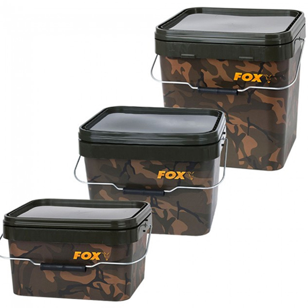 Vedro Fox Camo Square Carp Bucket
