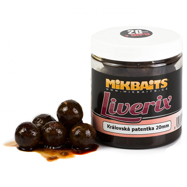 Chytacie boilies v dipe Mikbaits LiveriX