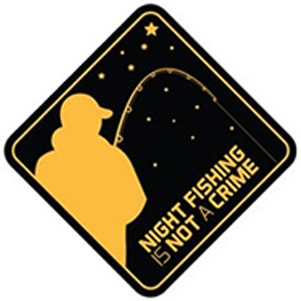 Nálepka Night fishing is not a crime