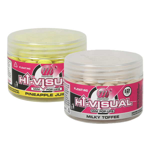 Plávajúce boilies Mainline Hi-Visual Mini Pop Ups 12mm