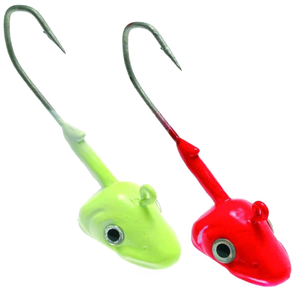 Jigová hlava Ice Fish Ryba - fluo farby