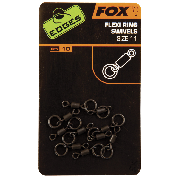 Obratlík s krúžkom Fox Edges Flexi Ring Swivels veľ.11