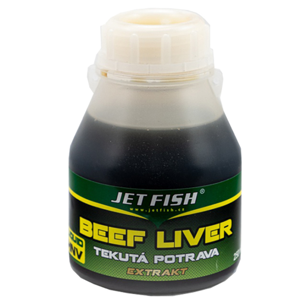 Tekutá potrava Jet Fish Beef Liver Extrakt 250ml
