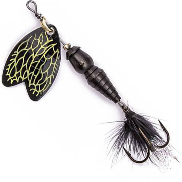 Mepps Bug Stone Fly - tmavá šedá