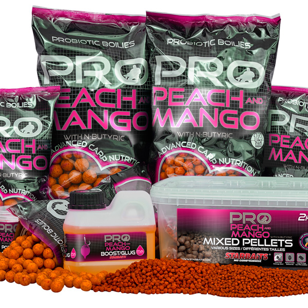 Starbaits Probiotic Peach and Mango N-Butyric Acid - broskyňa/mango