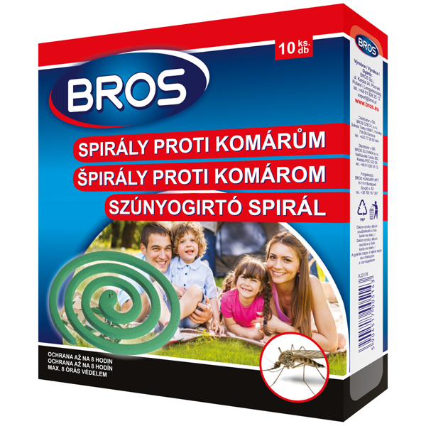 Špirály proti komárom Bros