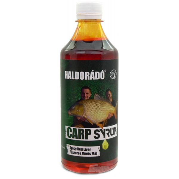Posilovač Haldorádó Carp Syrup Spicy Red Liver - korenistá pečeň