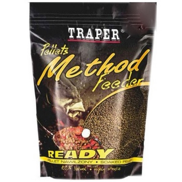 Vlhčené hotové pelety Traper Method Feeder Ready Pellets