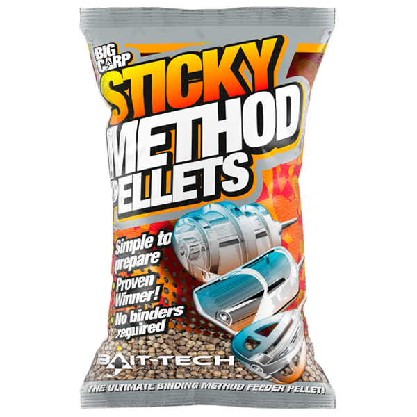 Mikro pelety Bait-tech Sticky Method Pellets Micro