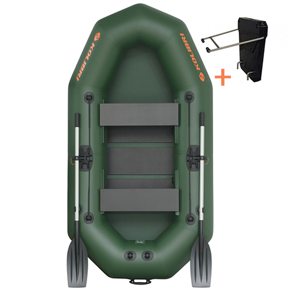 Čln Kolibri K 250 T profi - lamelová podlaha + držiak motora