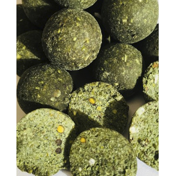 Boilies Garant Baits Ecoline Mustang Green Garlic 5kg - mušla/cesnak