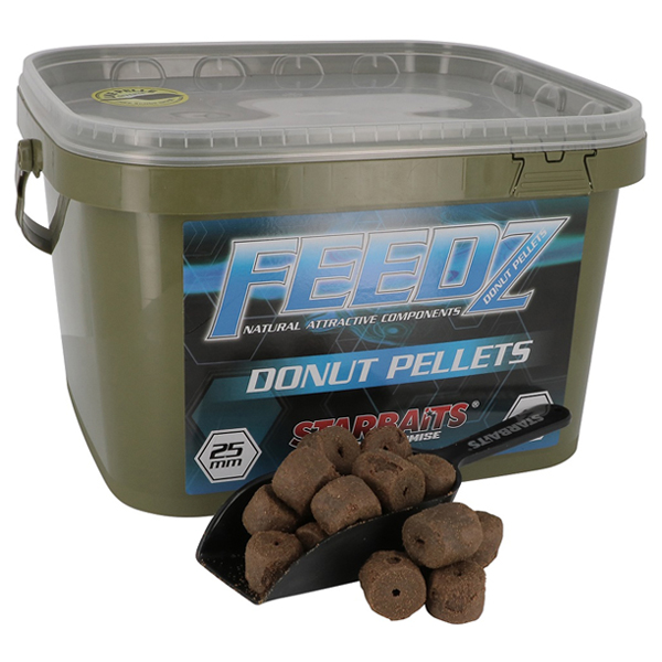 Pelety s dierou Starbaits Feedz Donut Pellets 25mm 4,5kg