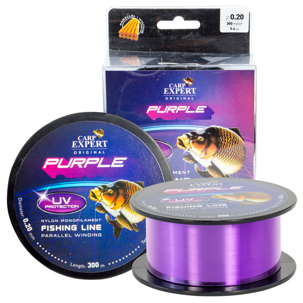 Vlasec Carp Expert UV Purple 300m