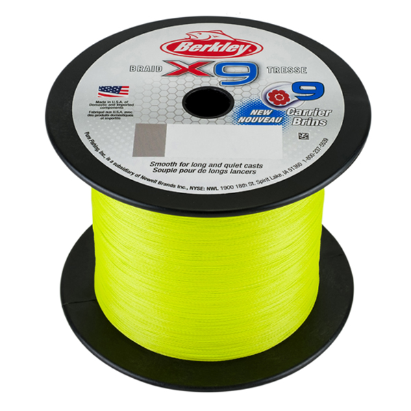 Šnúra Berkley X 9 Fluo Green - fluo zelená