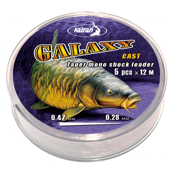Kónický náväzec Katran Galaxy Cast Taper Mono Shock Leader