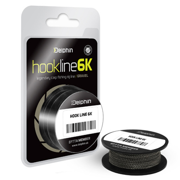 Šnúrka Delphin Hook Line 6K 25lb/ 20m