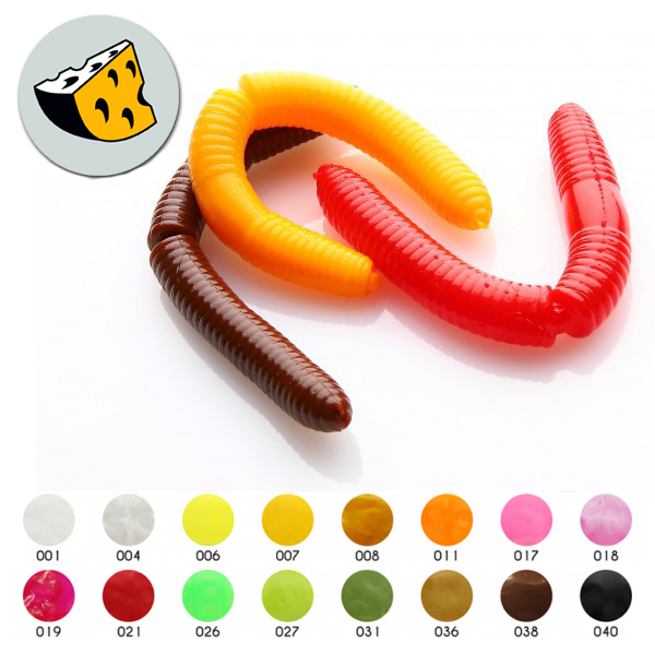 Libra Lures Fatty D´Worm 65 - syr