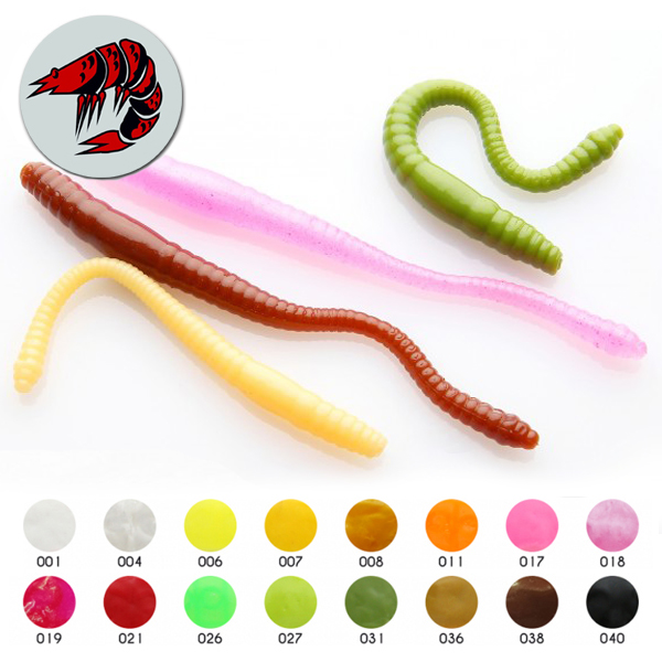 Libra Lures Dying Worm 80- krill
