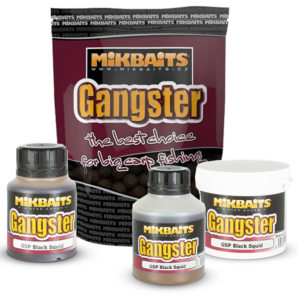 Mikbaits Gangster GSP Black Squid (čierny kalamár) 