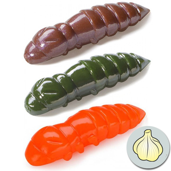 Larva FishUP Pupa 3,8cm - cesnak