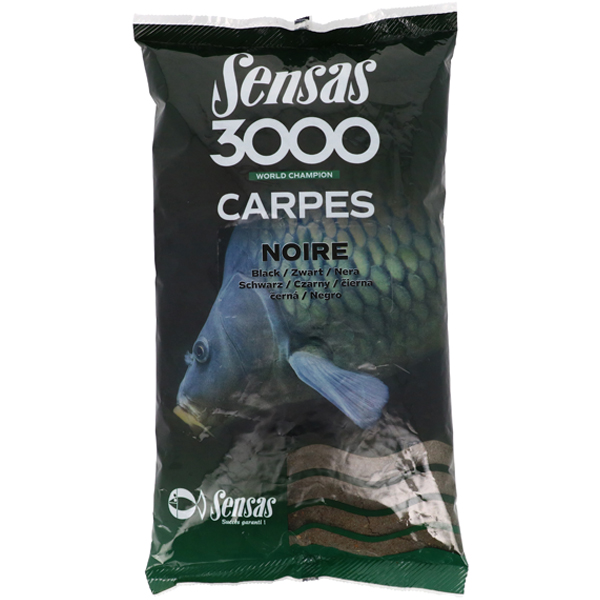 Krmivo Sensas 3000 Carpes Noire - kapor/čierne/zima