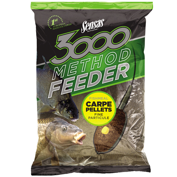 Krmivo Sensas 3000 Method Feeder Carpe Pellets - kapor/pelety