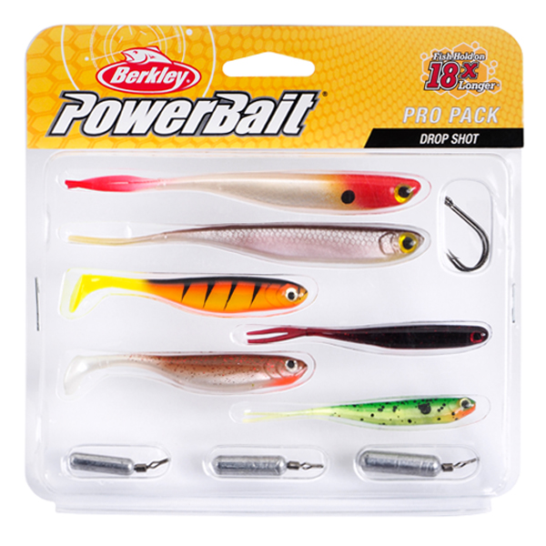 Set gumených nástrah Berkley Pro Pack Drop Shot