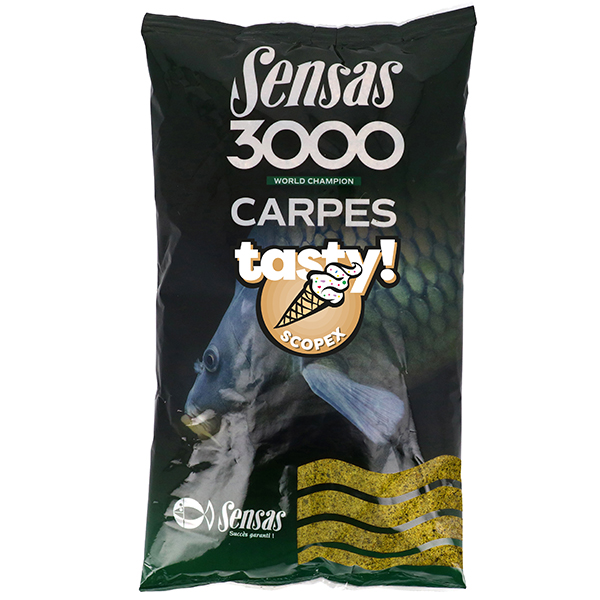 Krmivo Sensas 3000 Carpes Tasty Scopex - kapor/scopex