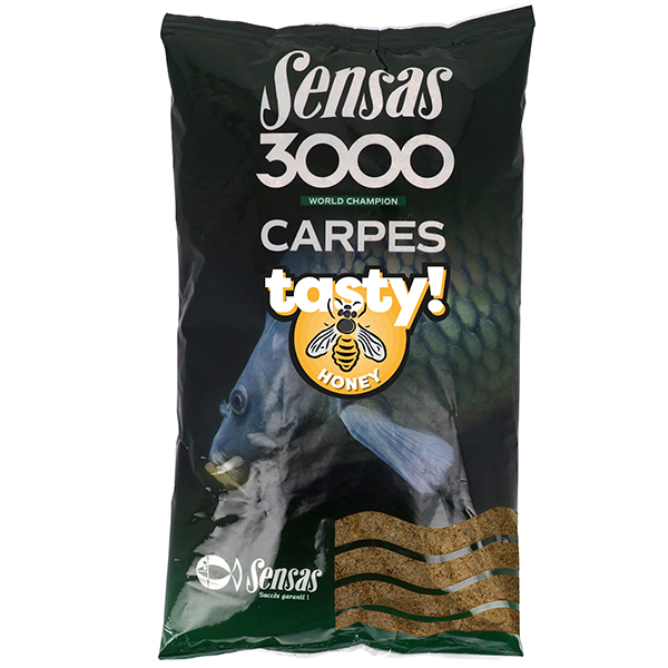Krmivo Sensas 3000 Carpes Tasty Honey - kapor/med