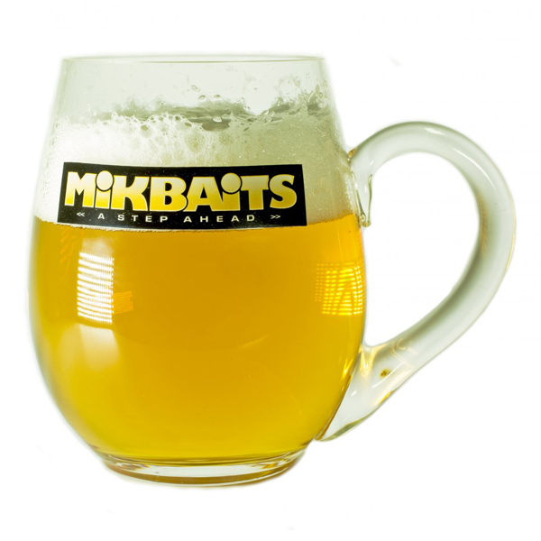 Sklenený pohár na pivo Mikbaits - pollitrák