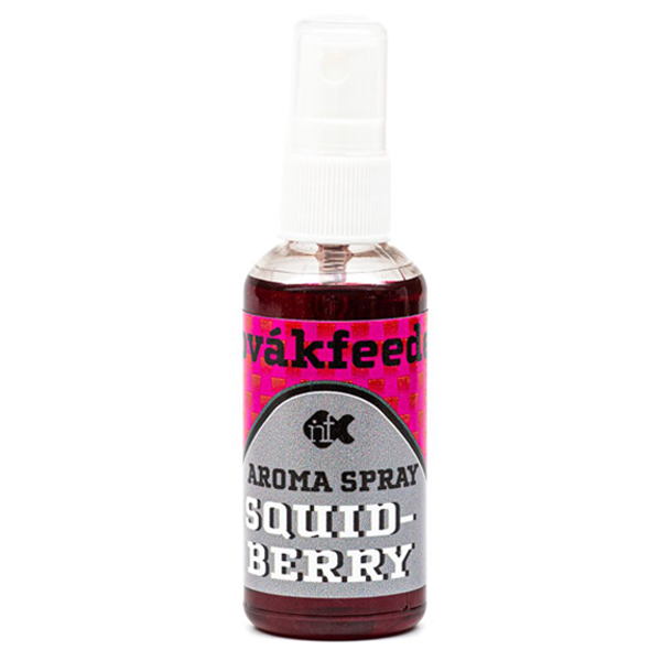 Posilovač Novák Feeder Aroma Spray - kalamár / lesné ovocie