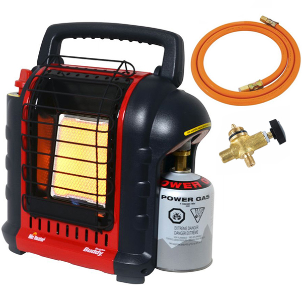 Ohrievač Mr.Heater Portable Buddy + taška + set na 2kg PB fľašu