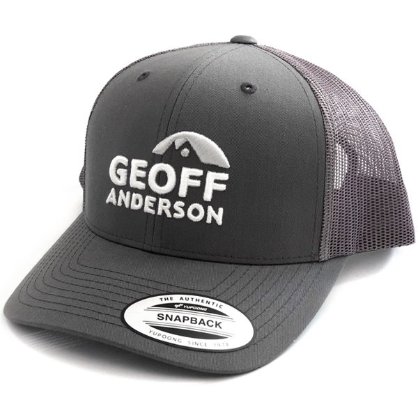 Šiltovka Geoff Anderson Snapback Grey