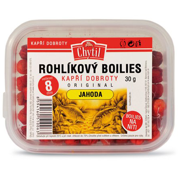 Rohlíkový boilies klasický na niti 8mm