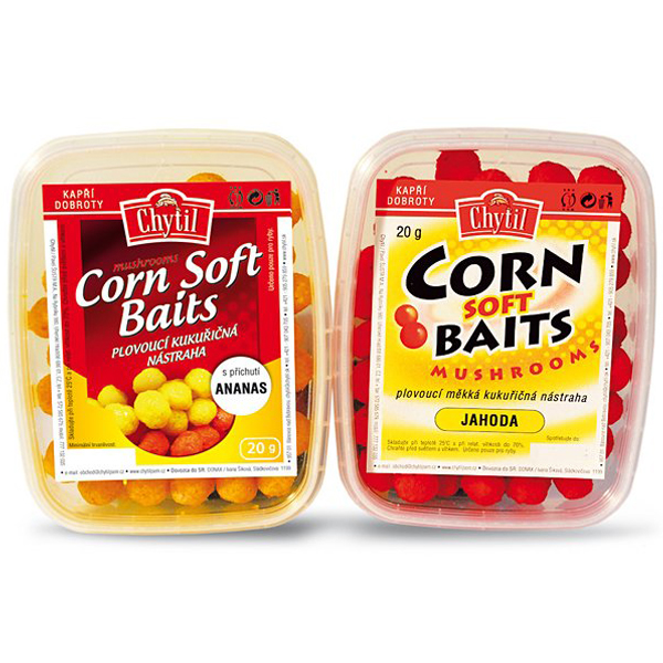 Nástraha Corn Soft Baits - mushrooms