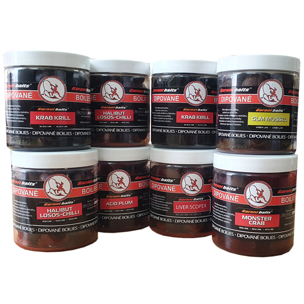 Dipované boilies Garant Baits 16mm