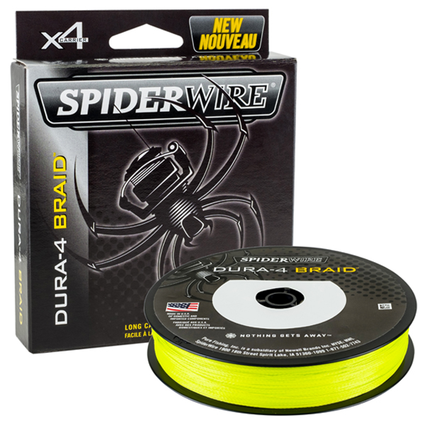 Šnúra SpiderWire Dura 4 Braid Yellow 150m