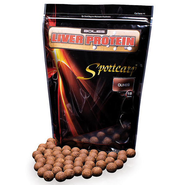 Boilies Sportcarp Liver Protein Squid - kalamár