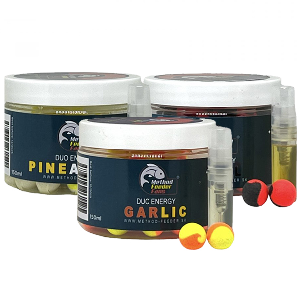 Pop Up boilies Method Feeder Fans Duo Energy 15mm