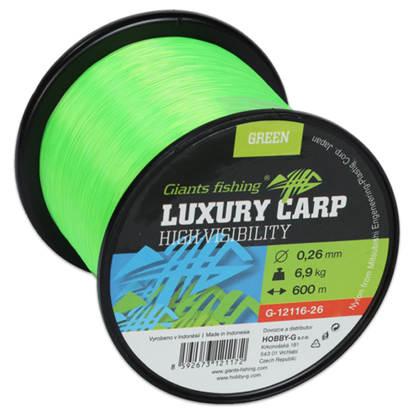 Vlasec Giants Fishing Luxury Carp High Visibility Green 600m