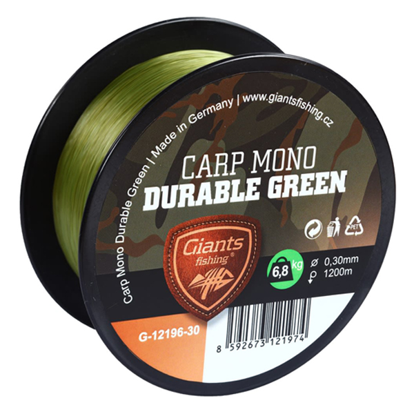Vlasec Giants Fishing Carp Mono Durable Green 1200m
