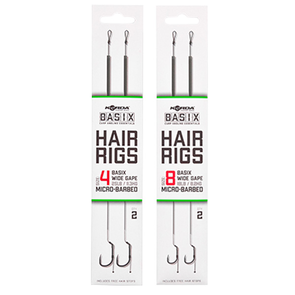 Náväzec Korda Basix Hair Rigs Wide Gape 2ks