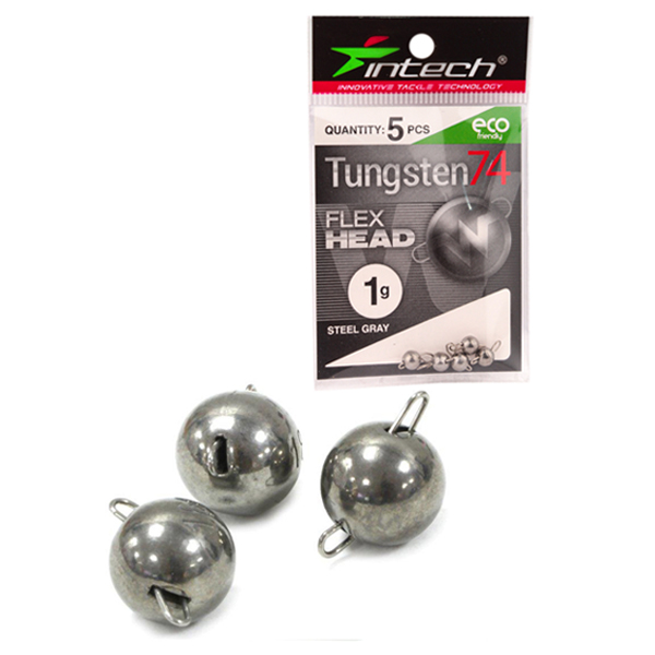Čeburaška Intech Tungsten 74 Flex Head Steel Grey