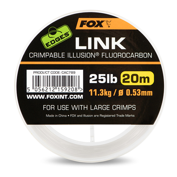 Fluorocarbon na krimpovanie Fox Edges Link